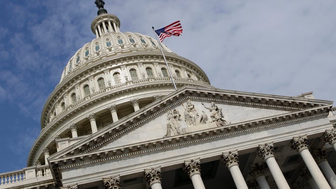 Capitol Hill dome just as House passes debt ceiling bill July 28 AP.jpg